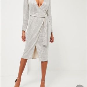 Silver Sequins dress